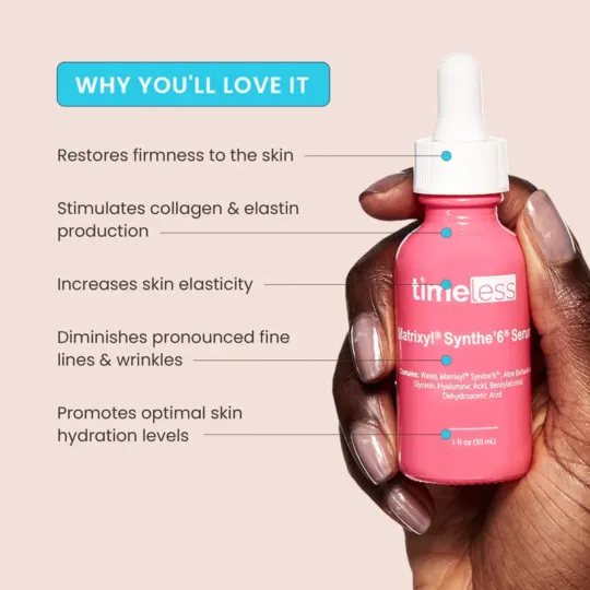 Matrixyl® Synthe’6® Anti-Aging Serum – Collagen Booster for Wrinkles & Fine Lines (30ml)
